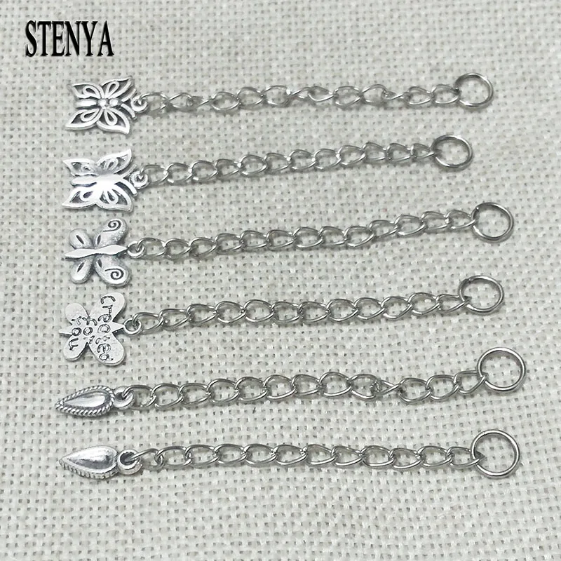 

necklace ends extender chain tags extended extension chains tails charms pendant bracelet connector jump rings cord toggle clasp