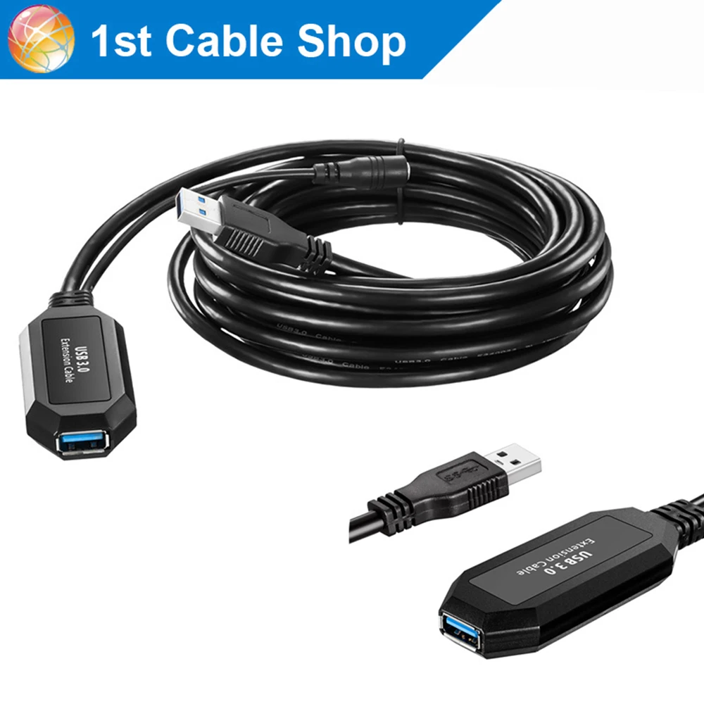 

USB 3.0 extension cable cord 3M 5M 10M 0.3m USB 3.0 A male to A female for PC laptop