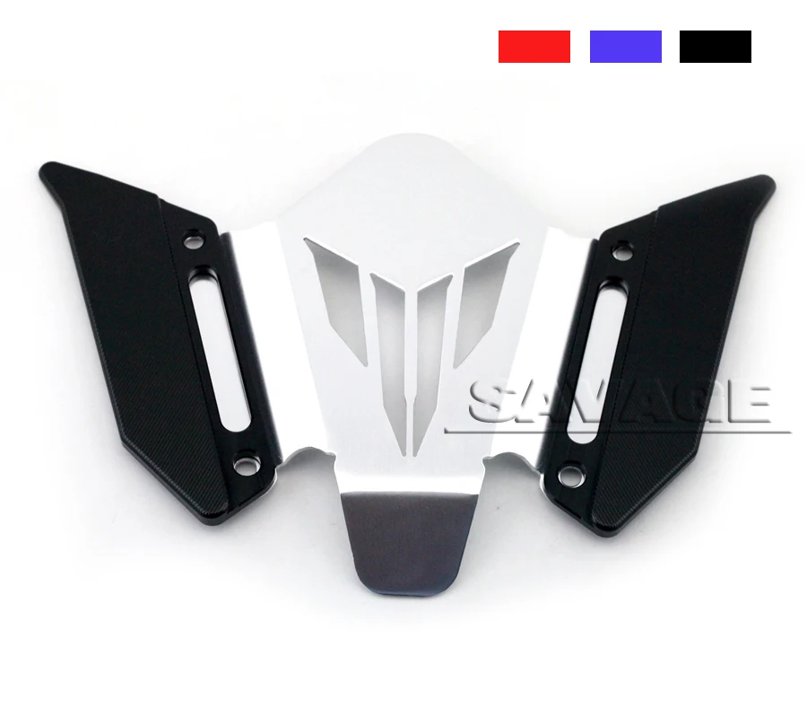 

For YAMAHA MT07 FZ07 MT-07 FZ-07 2014 2015 2016 Black Motorcycle CNC Aluminum Windscreen Windshield Mounting Bracket New