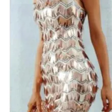 Новое поступление летнее женское платье оптом Золотое Платье С Блестками праздничное платье Прямая поставка платье+ костюм