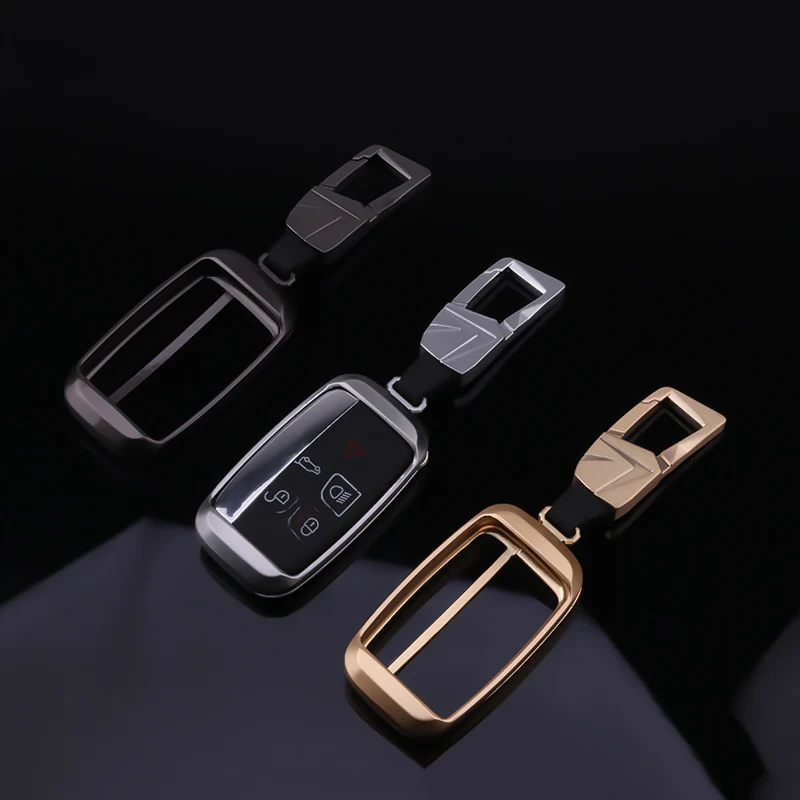Zinc Alloy Car Styling Key Cover Case Accessories Keyring For Land