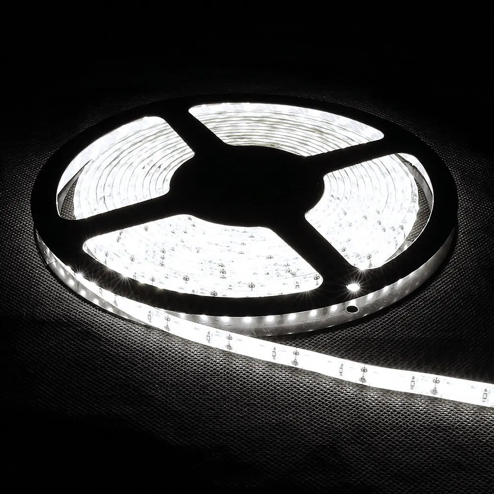

5m SMD 2835 600 LED 12V 72W 7500LM IP65 Dust Density Sealed Cool White LED Light Strip Lamp Strip Ribbon Tube Lights