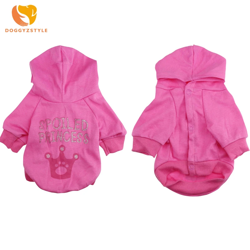 

New Design Pet Dogs Cat Hoodie Crown Sweatshirt Spring Autumn Dog Clothes Cat Coat Puppy Apparel Hot Sale XS-L DOGGYZSTYLE