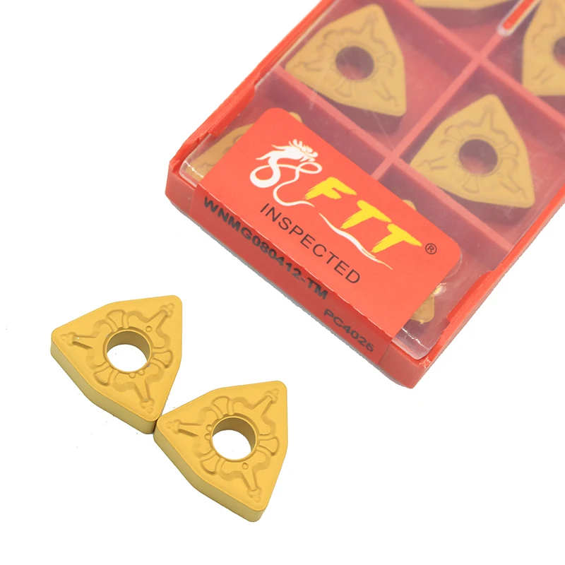 

High quality WNMG080412 TM PC4025 insert carbide tool metal External turning tool CNC Original External Turning blade lathe tool
