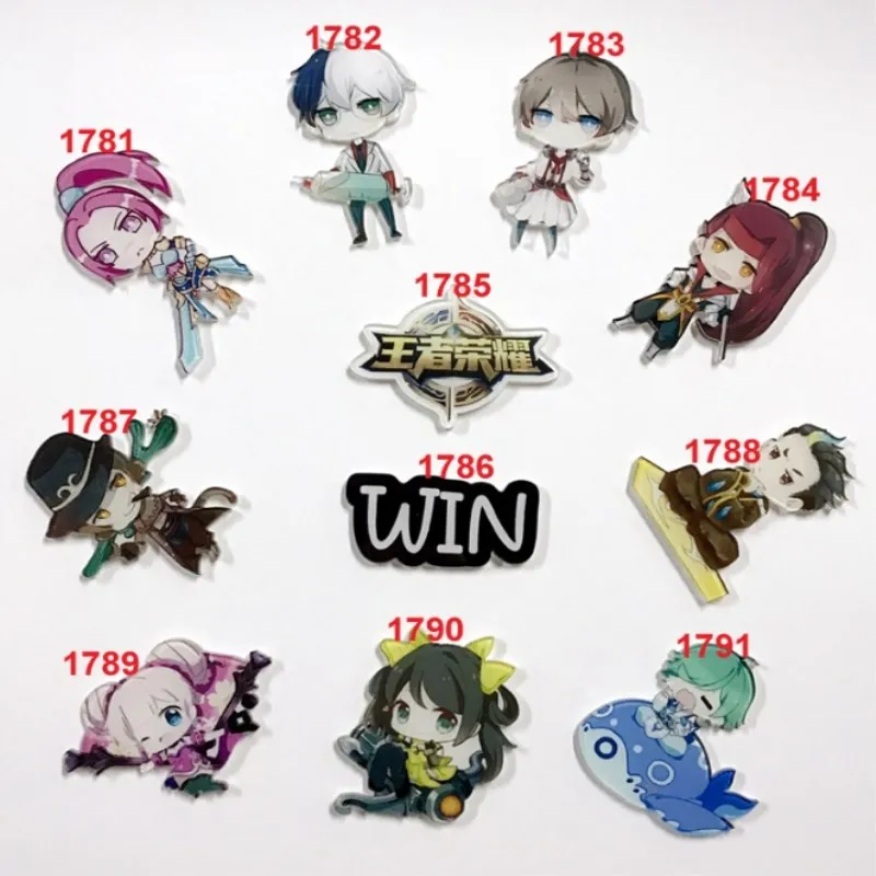 

1pcs women girls gift Cartoon Anime game hero Icons Badge on Backpack Acrylic Badges Pins For Clothes