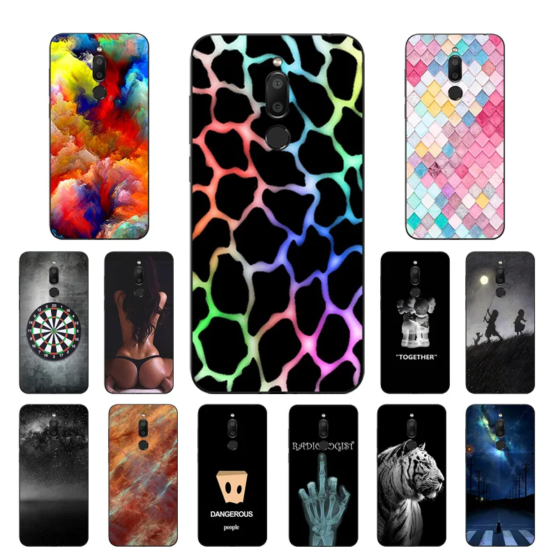 

Phone Case for Meizu M6T Case Cover Black TPU Protective Soft Silicone Back DIY Color Mesh Printed Fundas 5.7 inch for Meizu M6T