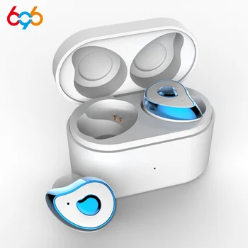 

696Wireless Earphones Bluetooth Mini Stereo Se6 Earbuds with HD Mic Call Music Automatic Paring Headsets for iPone for xiaomi
