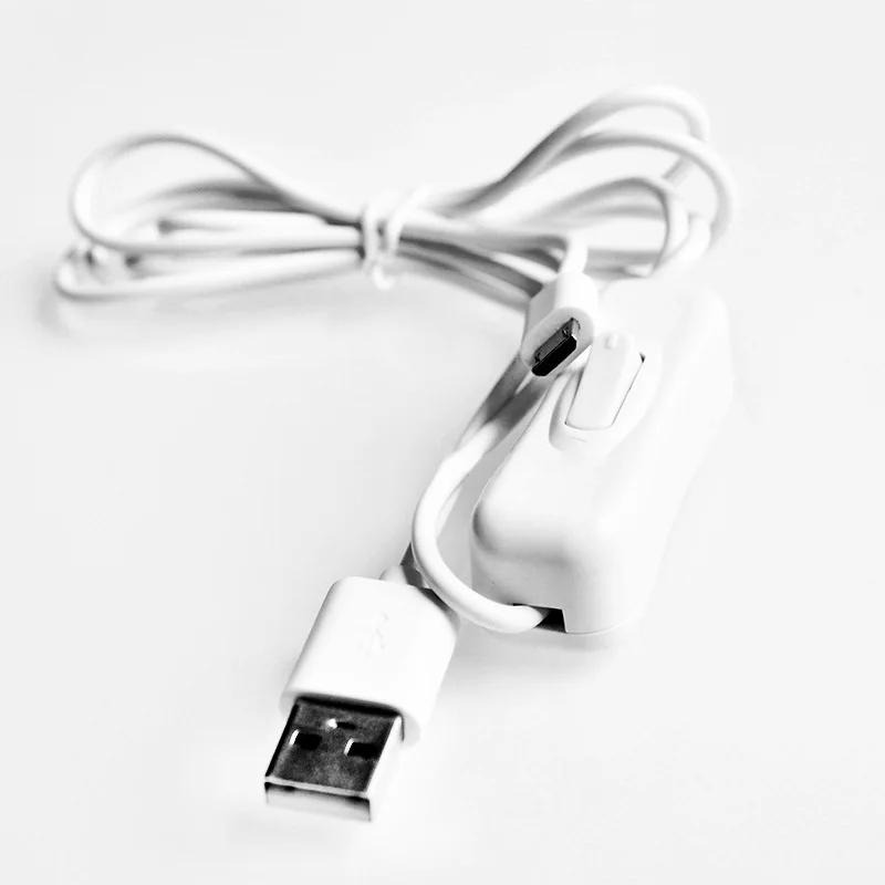 

1.5m USB to Micro USB with On/Off Switch Charger Power Cable for Raspberry Pi QF66