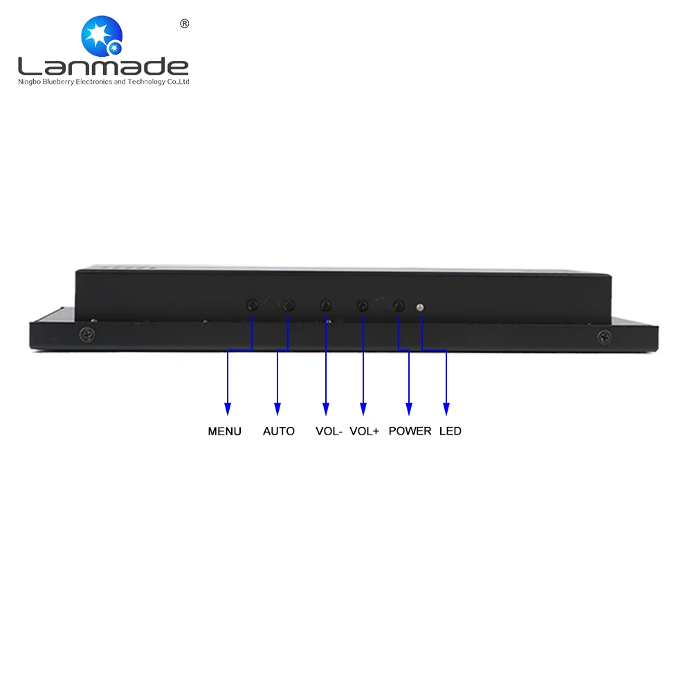 10 дюймовый Настольный небольшой ЖК монитор с открытой рамкой vga dvi hd tft 12 В
