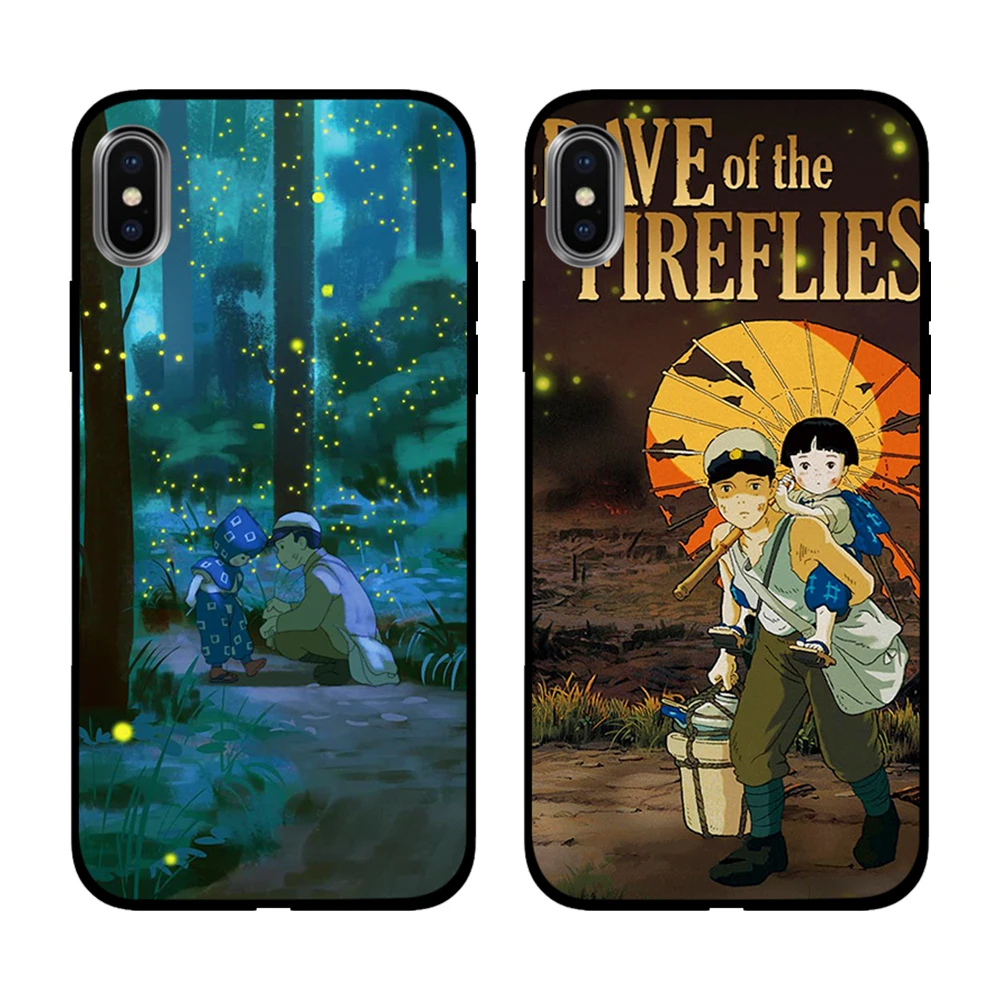 Hotaru no haka touch Japan Movie Мягкий чехол из ТПУ для Apple iPhone 6 6S 7 8 Plus 5 5S SE X XS MAX XR силиконовые