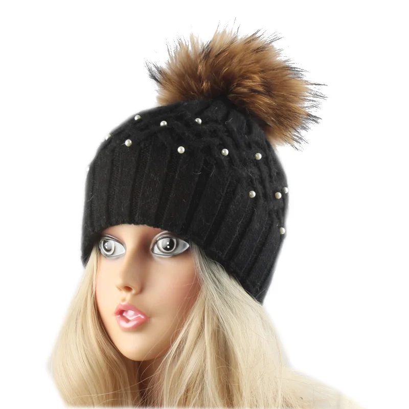 beanie with pom pom womens
