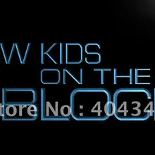 LF134-NKOTB Новые малыши на блоке светодиодный знак неонового света