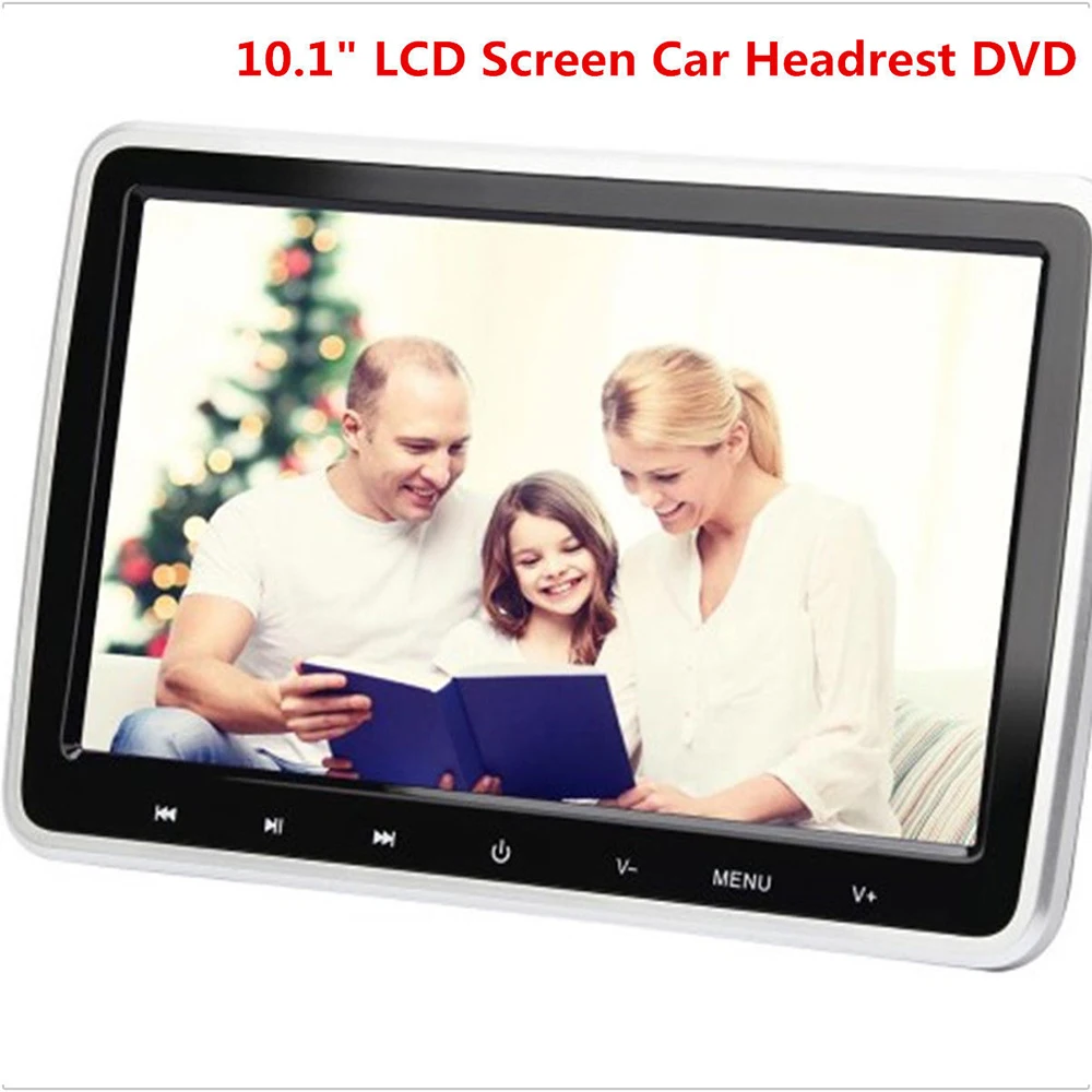 

Auto 10.1 Inch Digital TFT HD LCD Vehicle Car Headrest DVD Game Player with HDMI Input Port Touch External Headrest Display