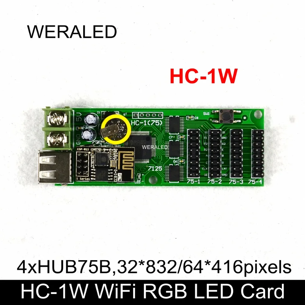 

Top Rated XINYI RGB LED Control Card HC-1W(support Android App Only) Full Color LED Display Control Card ,support 1/16 Scan