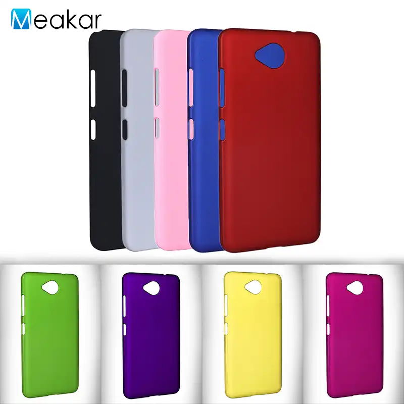 Coque Capa 5.0For Microsoft Lumia 650 Caso Matte Plástico Para Microsoft Lumia Nokia 650 Telefone Dual Back Tampa Da Caixa Coque