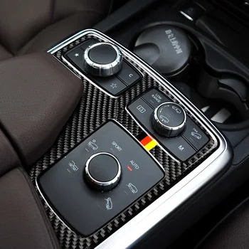 

Carbon Fiber Central Control Armrest Multimedia Plane Stickers For Mercedes GLE 2015-2018 GLS 2016-2018 M Class 2012-2015