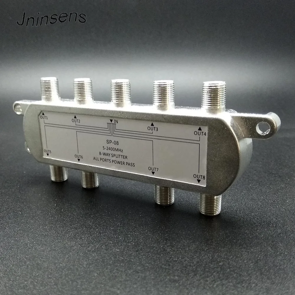 8 Way Port TV Signal Satellite Sat Coaxial Diplexer Combiner Splitter