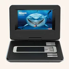 9.8 inch Portable DVD VCD Players with 3D Functions FM Radio Analog TV MP4 MP3Support USB Port,SD Card Play Freeshipping
