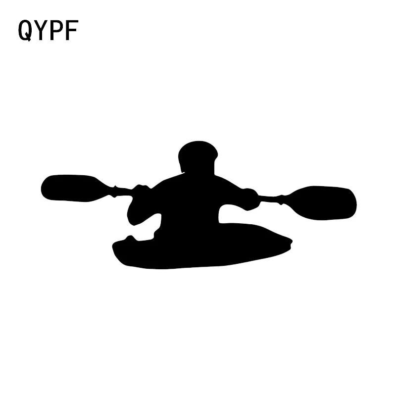 QYPF 17 3*7 см интересные доски гребли каноэ Декор автомобиля стикер виниловый силуэт