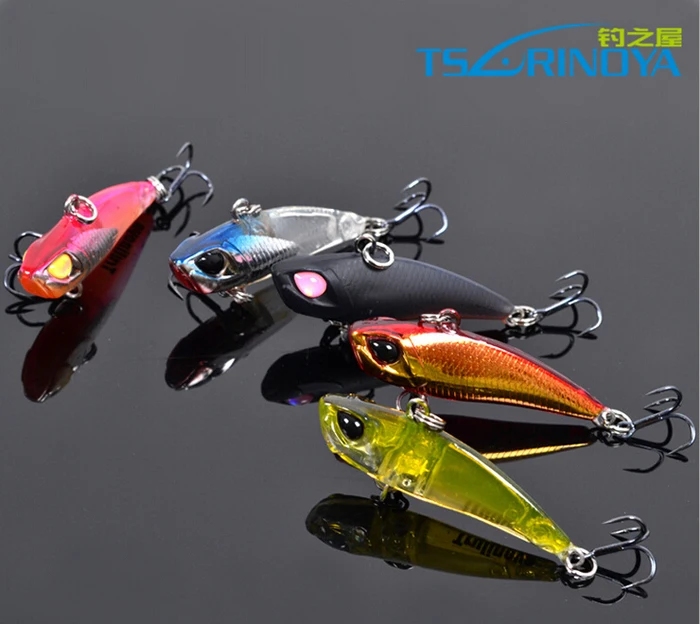 

5Pcs/Lot Trulinoya Mini VIB Lure 40mm 3.8g Vibration Hard Bait with Sharp Hooks Fishing Hard Bait Crankbait Fly Fishing Lure