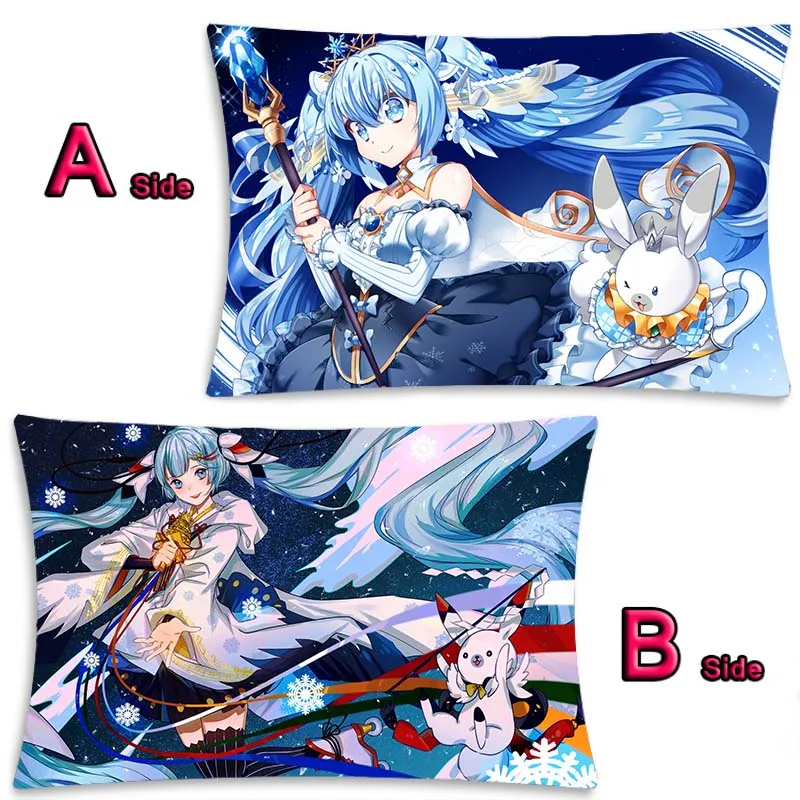 

Anime VOCALOID Hatsune Miku Cute Otaku Dakimakura Hugging Body Pillow Case Bed Cushion Pilow Cover 2WAY 35x55cm