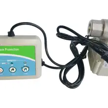 Клапан сигнализации утечки воды с DN8 электрический клапан из нержавеющей стали 3VDC умный детектор утечки воды