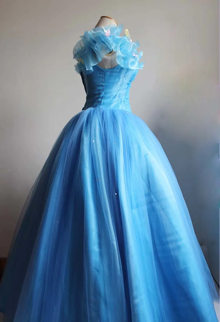 Золушка платье принцессы Великолепный костюм косплей Хэллоуин костюмы для женщин на заказ