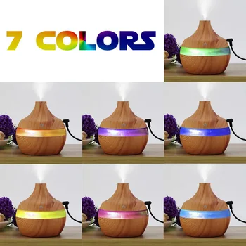 

300mL wood grain Aromatherapy diffuser essential oil diffuser usb ultrasonic humidifier aromatherapy car diffusers for home room