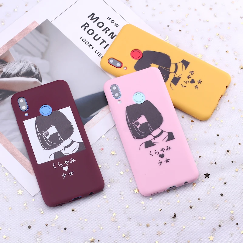 Для Huawei Honor Mate 10 20 Nova P20 P30 P Smart книги комиксов девушка мультфильм конфеты