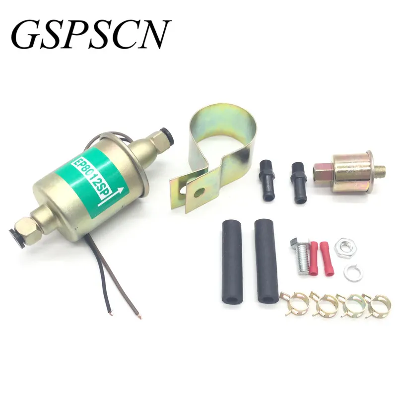 GSPSCN Auto Electric Fuel Pump oil transfer pump 12V 24V EP8012SP Pump