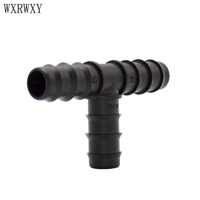 

wxrwxy Garden irrigation tee barb 1/2 20mm hose tee connector 1/2 garden irrigation hose splitter 6 pcs