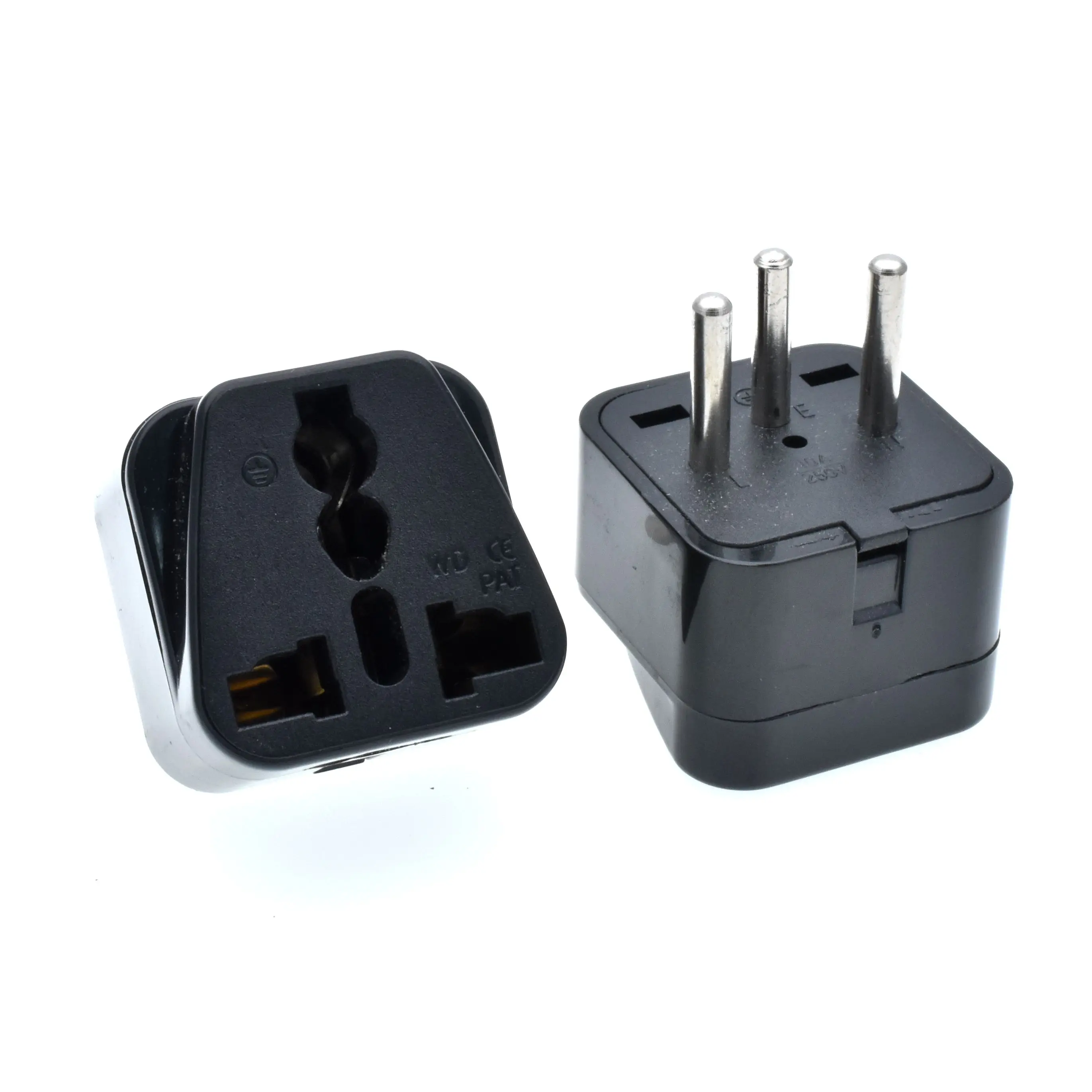 Universal Israel IL Plug Adapter EU European US UK To IL Israel Egypt Travel Adapter Electric Plug Power Charger Socket Outlet