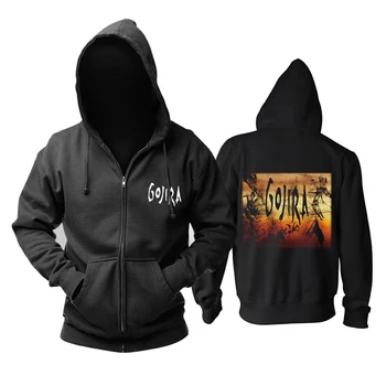 

Bloodhoof Gojira heavy metal Men's Top zipper Hoodie Asian Size