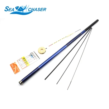 

Stream Fishing Rod 3.6-7.2M Carbon Telescopic Rod Carbon Fiber Rod for Carp Fishing Ultra Light Carp Fishing rod 3 Spare Tips
