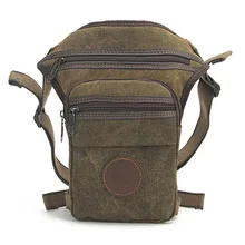 Мужская мотоциклетная Наездница Хип бум поясная сумка на талию Повседневная Военная Мужская через плечо Высококачественная Холщовая Сумка