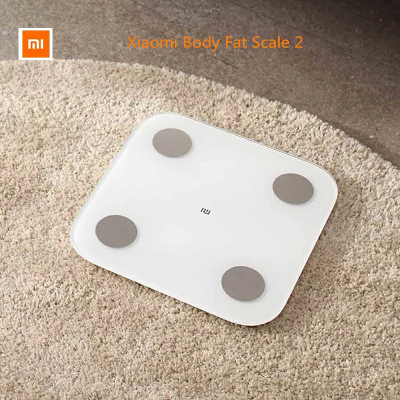 

Xiaomi Body Composition Scale 13 Analysis Repots Mi Body Fat Scale 2 Mifit APP Control With Hidden LED Display