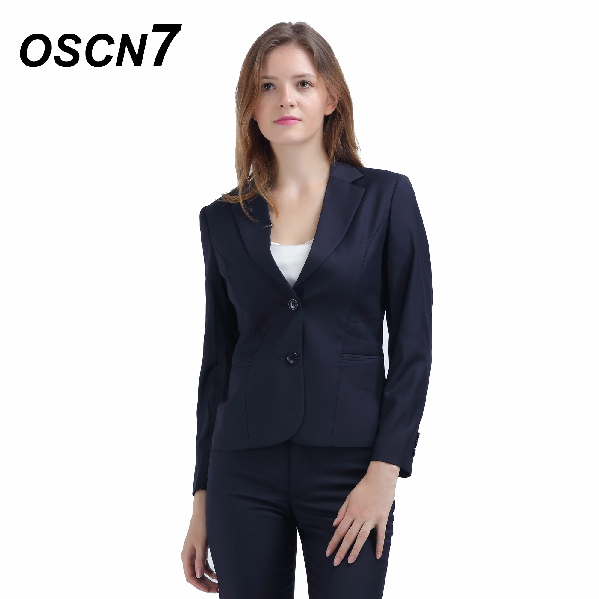 Tailored Slim Fit White Sexy Fashion Formal Office Lady