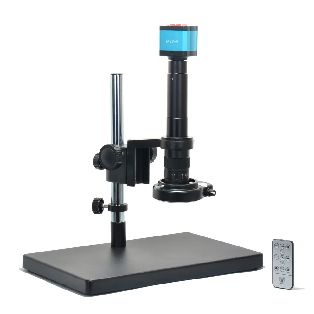 

Microscope Camera Kit 14MP HDMI HD USB Digital Industry Video Camera+Big Stereo Table Stand +300X C-MOUNT Lens+144 LED Light