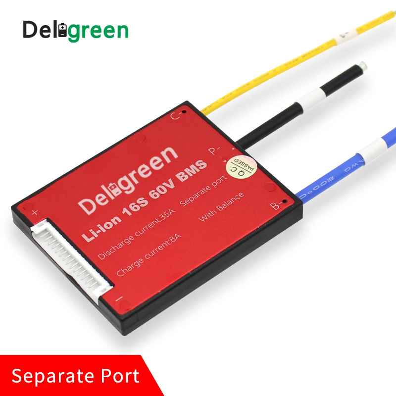 

10 pcs/a lot 16S 60A 60V PCM/PCB/BMS for 3.7V lithium battery pack 18650 Lithion LiNCM Li-Polymer Scooter