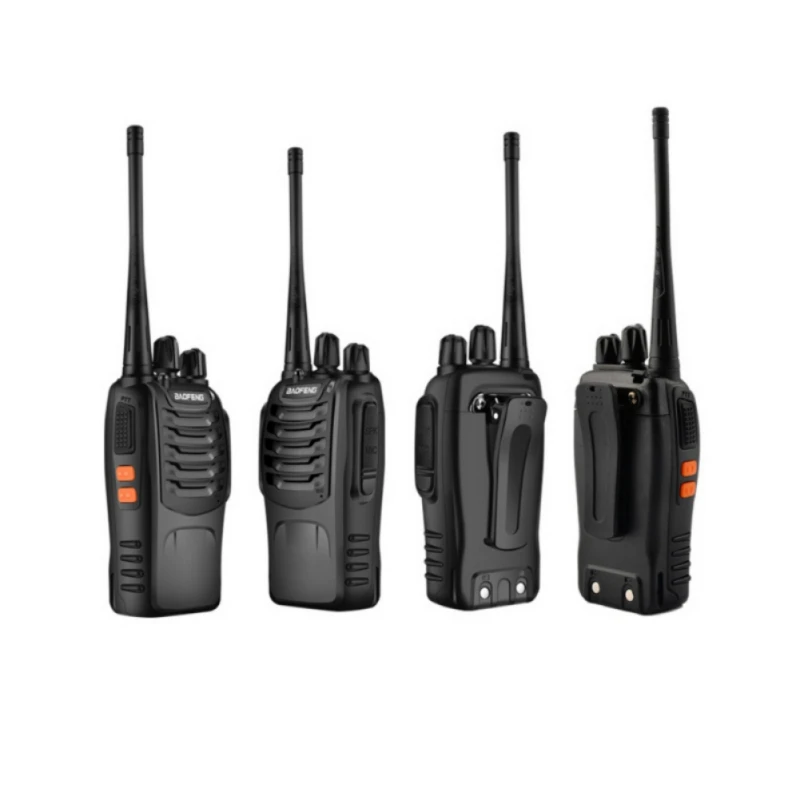 BF-888S Портативный Walkie Talkie 16CH UHF 400-470 мГц радиолюбителей Hf трансивер 2 способ cb радио Communicator портативной рации 1 шт