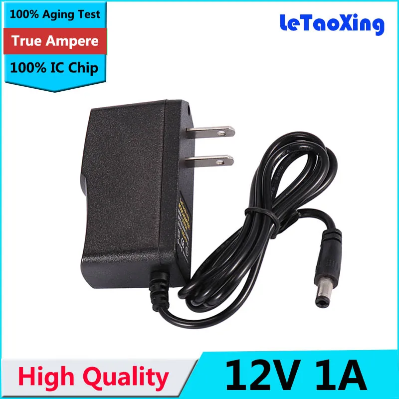AC DC 12V Power Adapter 12V 1A Power Supply 1000mA 12V1A 12W Charger