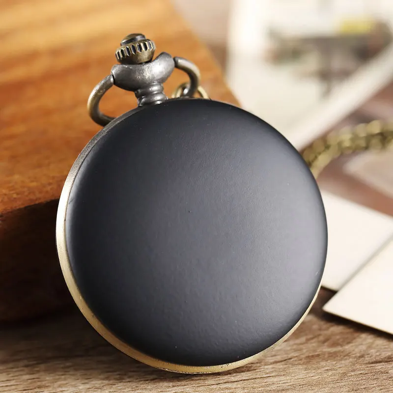

Unique Smooth Pocket Watch Men Women Necklace Prendant Gifts Steampunk Quartz Men Pocket Watch Fob Chain relogio de bolso