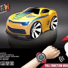 Голосовой активированный пульт дистанционного управления RC автомобиль с умными часами автомобиля игрушка Голосовое управление автомобиля игрушка со светодио дный головкой свет VS 48400 48500