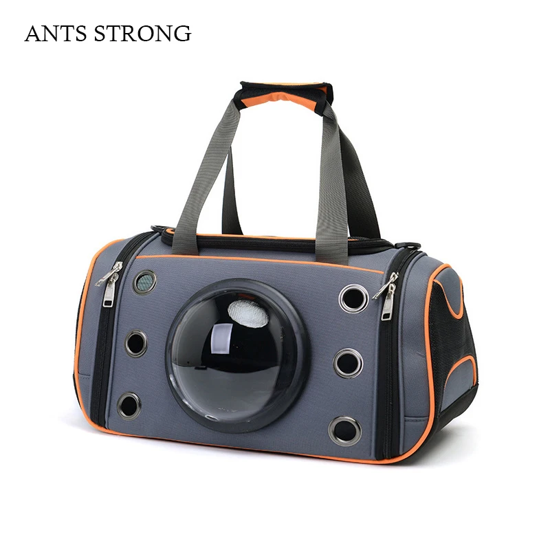 ANTS STRONG breathable pet messenger bags/cat space capsule bag oxford cloth handbag big space pets pack pet inn туалет petinn space cat д кошки коричневый 52 5х39х40 см