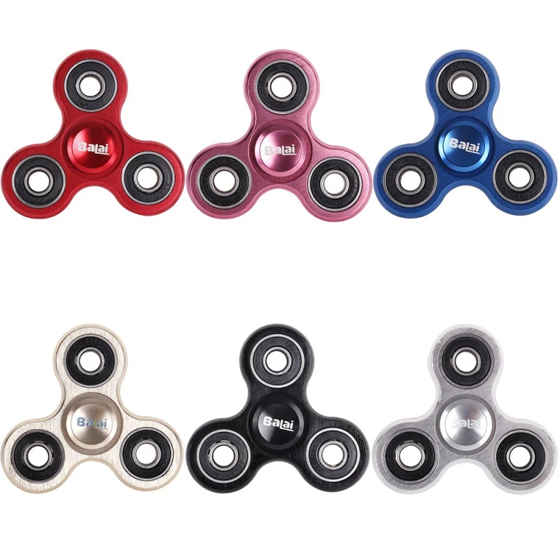 

Brand Zinc Alloy Three Corner Children Toy EDC  Hand Spinner For Autism and ADHD Anxiety Stress Relief Gift For Adult