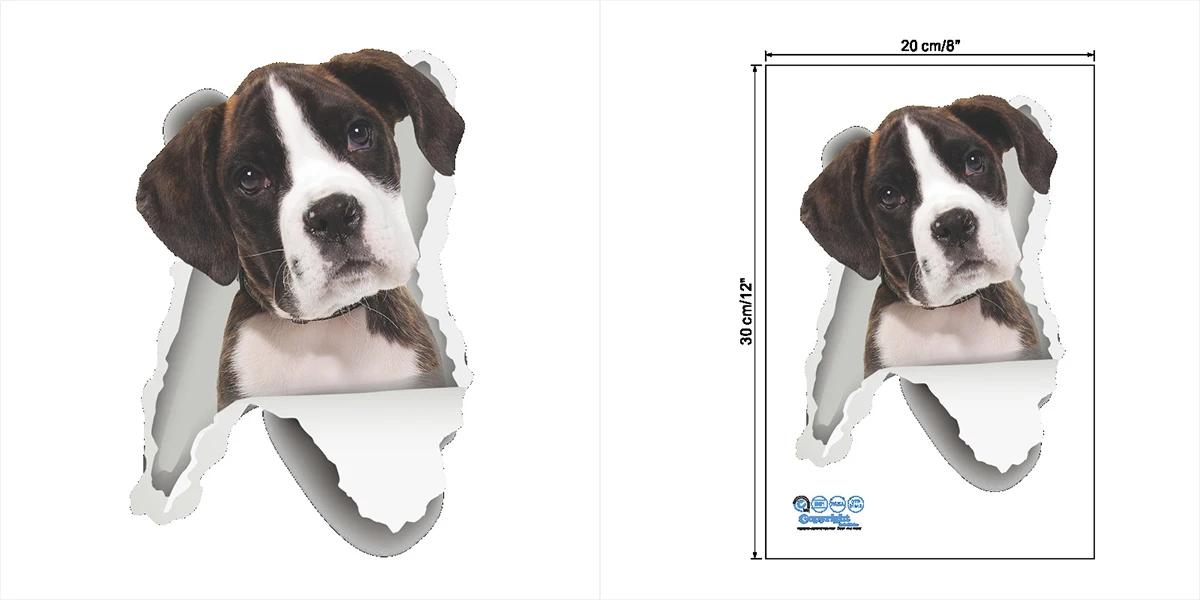 Кошка/собака 3D стикер на стену для ванной комнаты s туалет украшение для дома водонепроницаемые наклейки на стены для туалета декоративный плакат домашний декор