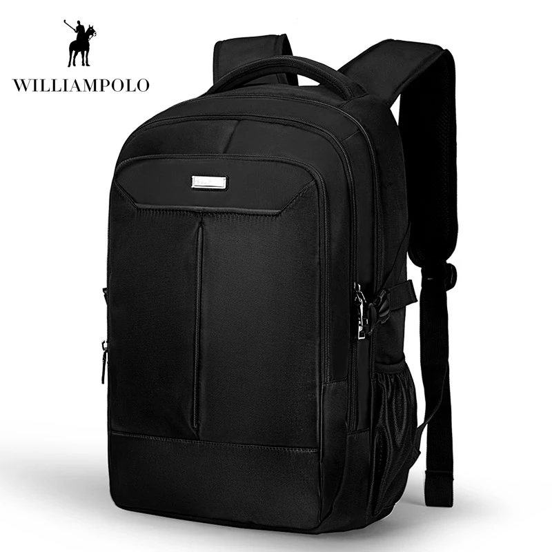 WILLIAMPOLO Luxury Oxford Male Backpack Waterproof Air Cushion Belt