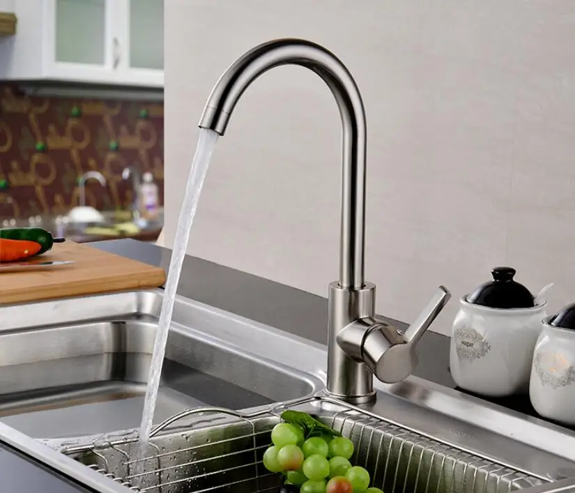 Kitchen faucet Stainless Steel Faucet 360 degree Rotating Sink Faucet Kitchen water mixer sink mixer tap New Arrivals