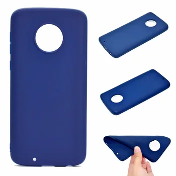 

100pcs/lot Free shipping Candy colour 1.0MM Thickness TPU cheap cover case for Motorola Moto G5 G5 plus G6 G6 plus soft case