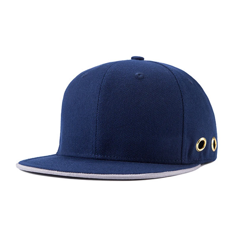 

New Fashion 6 panel baseball hats Men women Adjustable flat-brimmed caps unisex gorras planas snapback 209